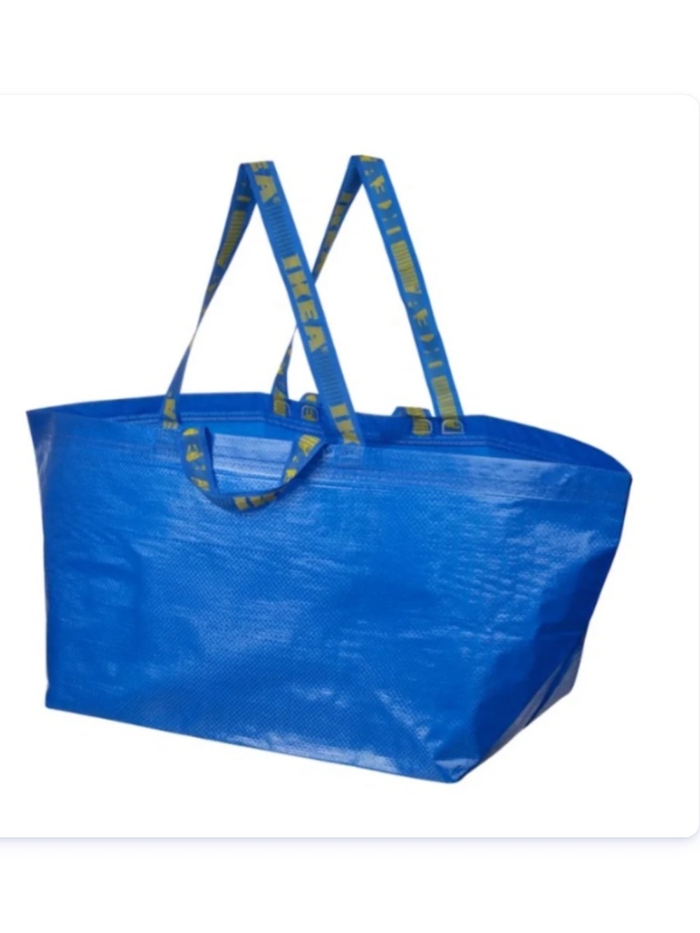 IKEA big blue Bag FRAKTA tote bag